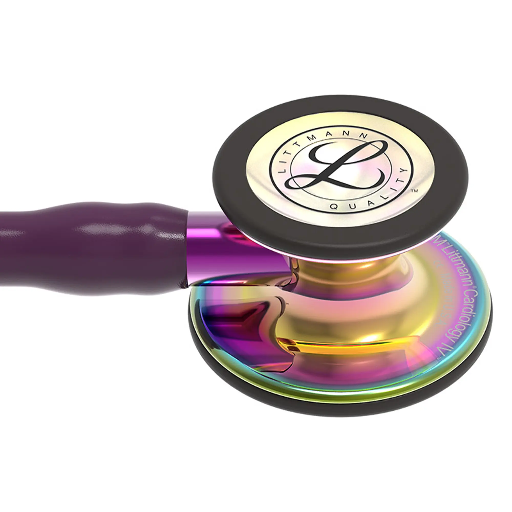 Стетоскоп Littmann Cardiology IV Diagnostic Фиолетовый и радуга, двухсторонний, медицинский